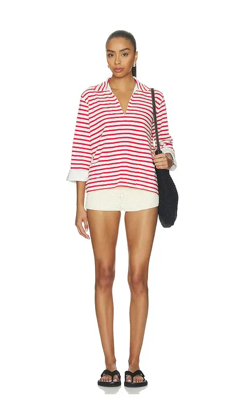 Polo Ralph Lauren Boating Jersey Long Sleeve Polo Pullover | Thumbnail 4
