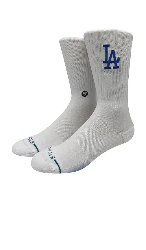 Stance LA Dodgers Crest Socks | Image 1 Stance LA Dodgers Crest Socks | Image 1