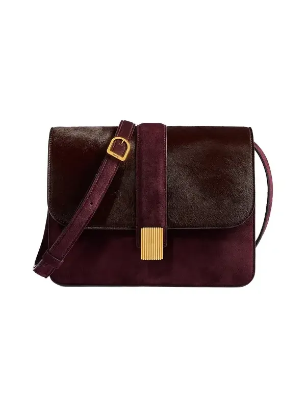 Khaite Blake Crossbody In Rouge Noir