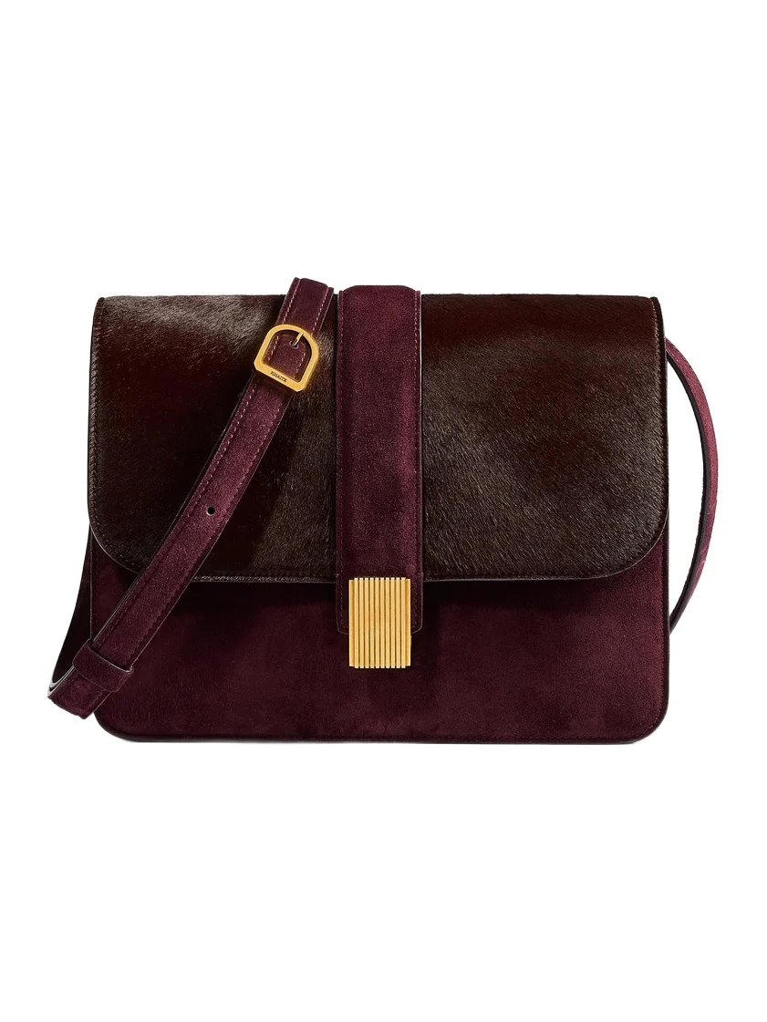 Blake Crossbody In Rouge Noir