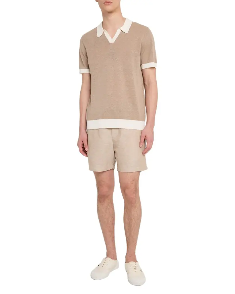 Onia Men's Air Linen Pull-On Shorts, 6" Inseam | Image 1 Onia Men's Air Linen Pull-On Shorts, 6" Inseam | Image 1