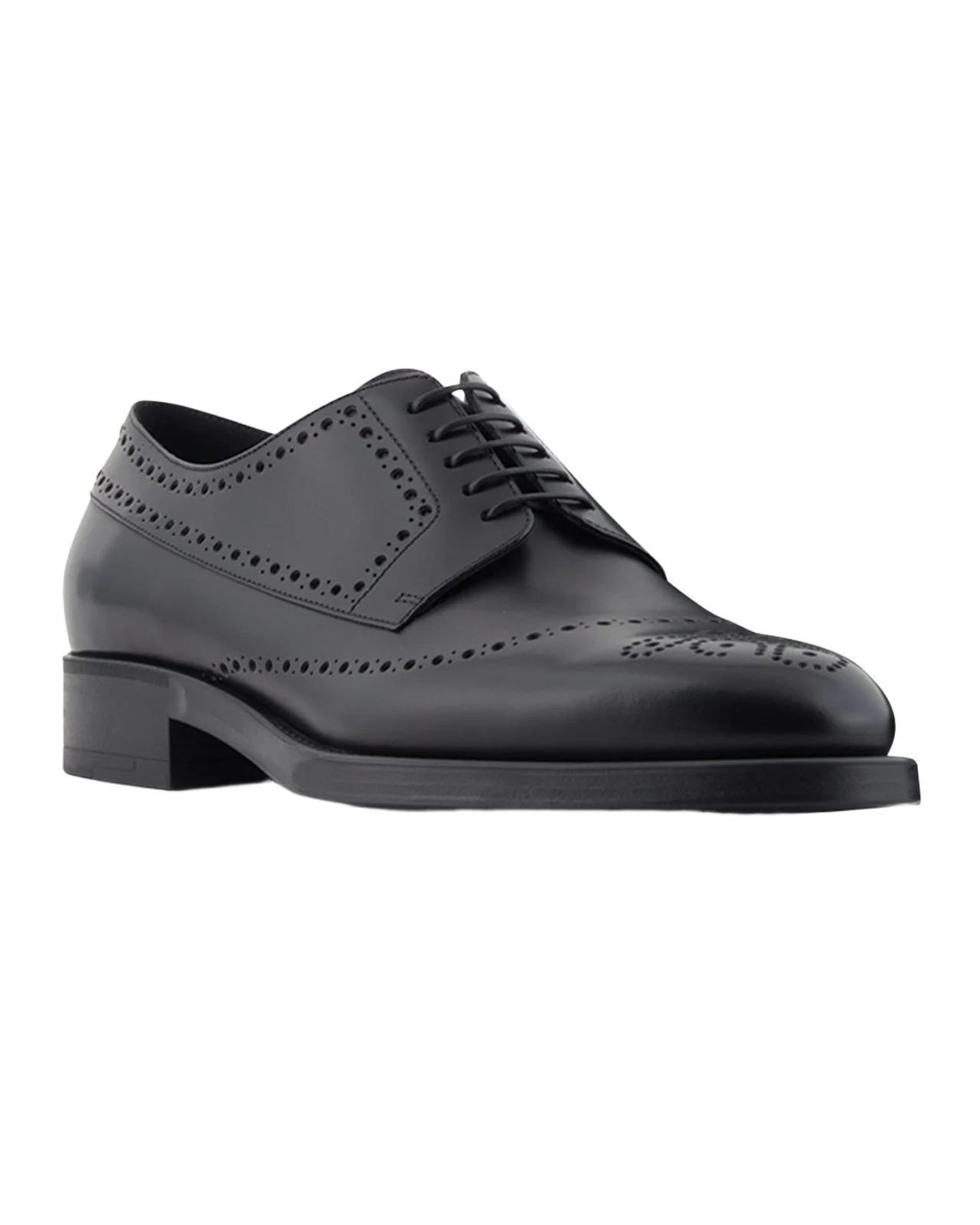 Giorgio Armani Men's Leather Brogue Derby Shoes