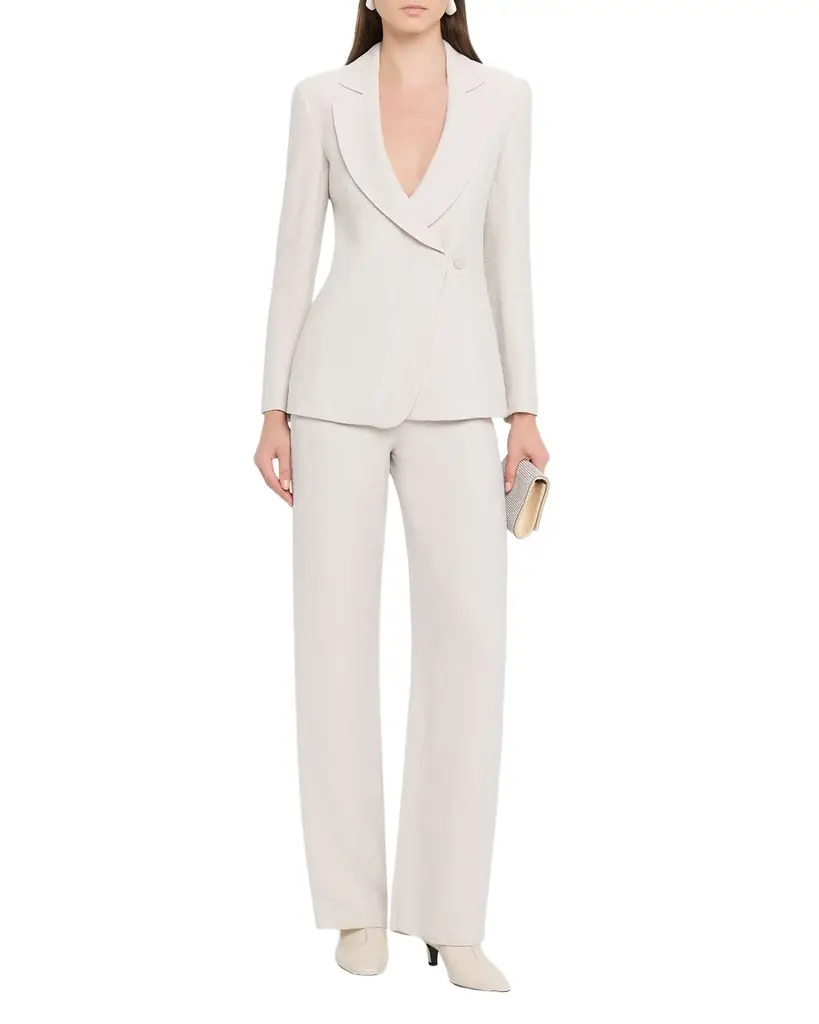 Emporio Armani Single-Button Armure Blazer | Image 1 Emporio Armani Single-Button Armure Blazer | Image 1