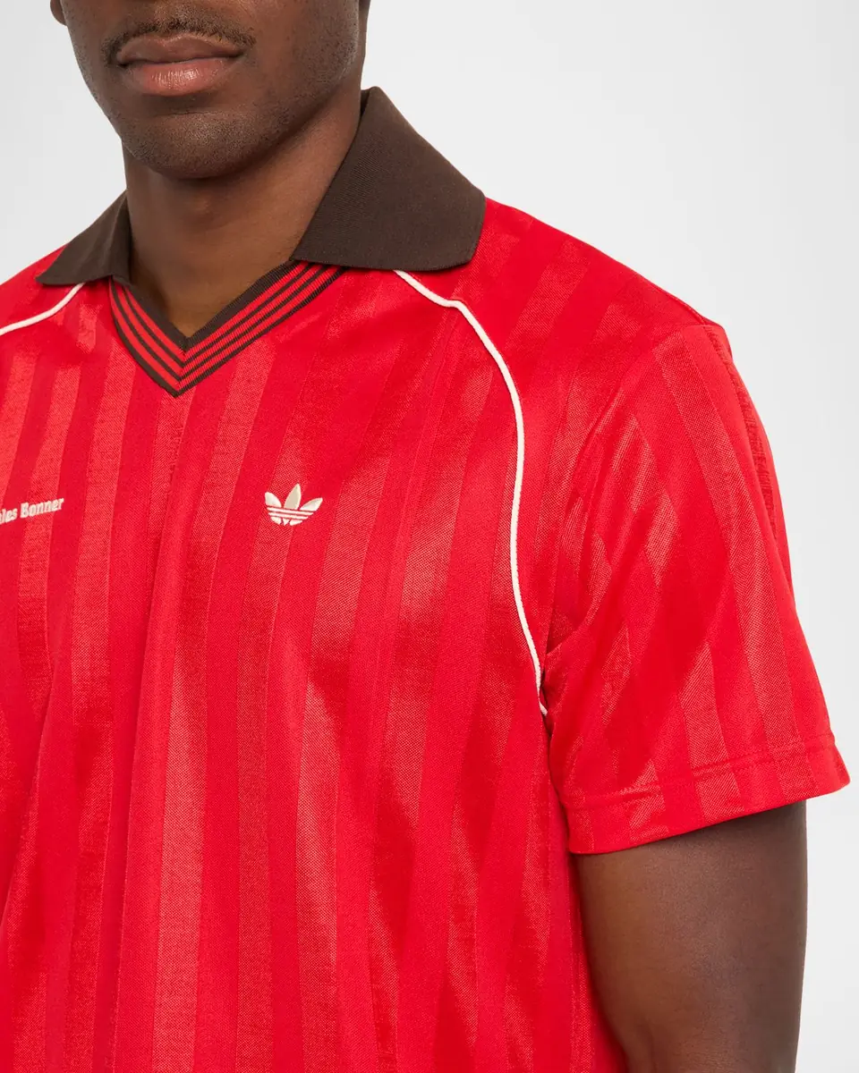 Adidas x Wales Bonner Men's Jacquard Football T-Shirt | Thumbnail 4