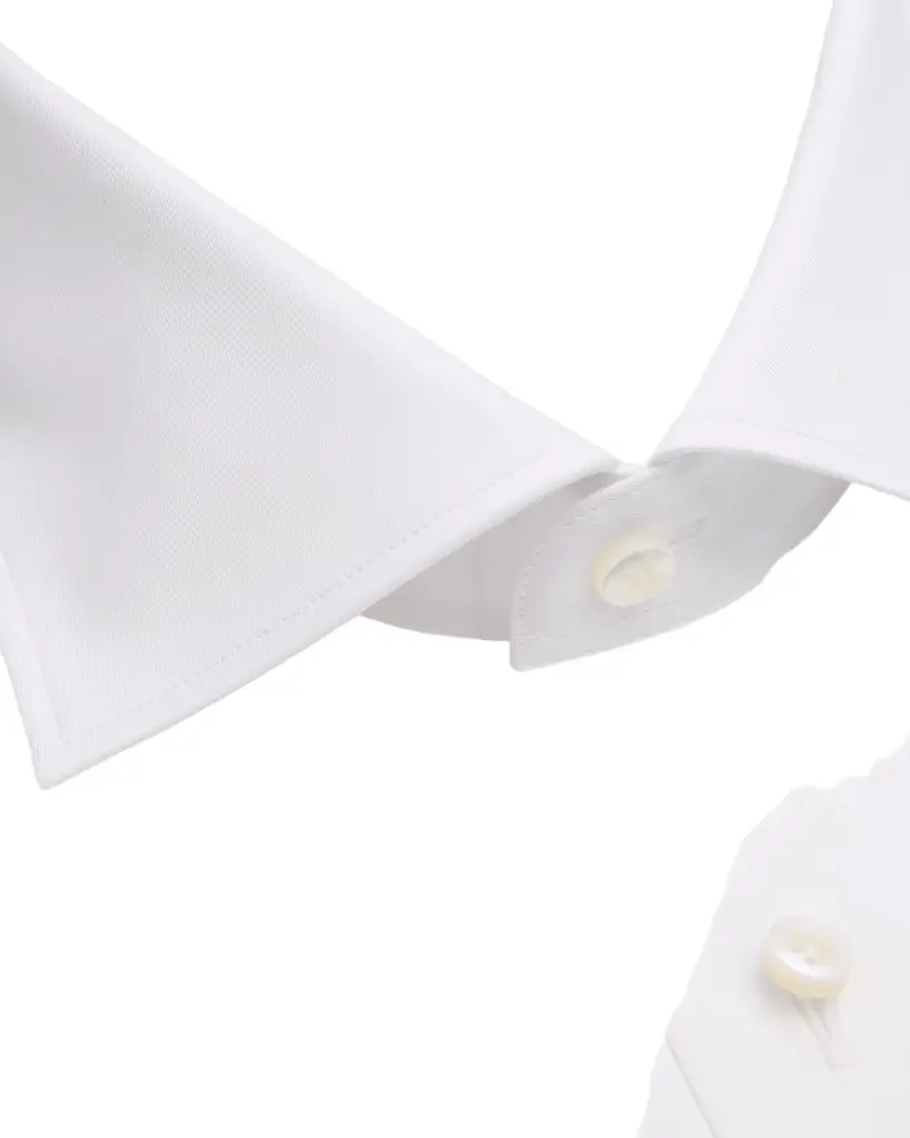 Zegna Men's Solid Trecapi 3-Ply Cotton Dress Shirt