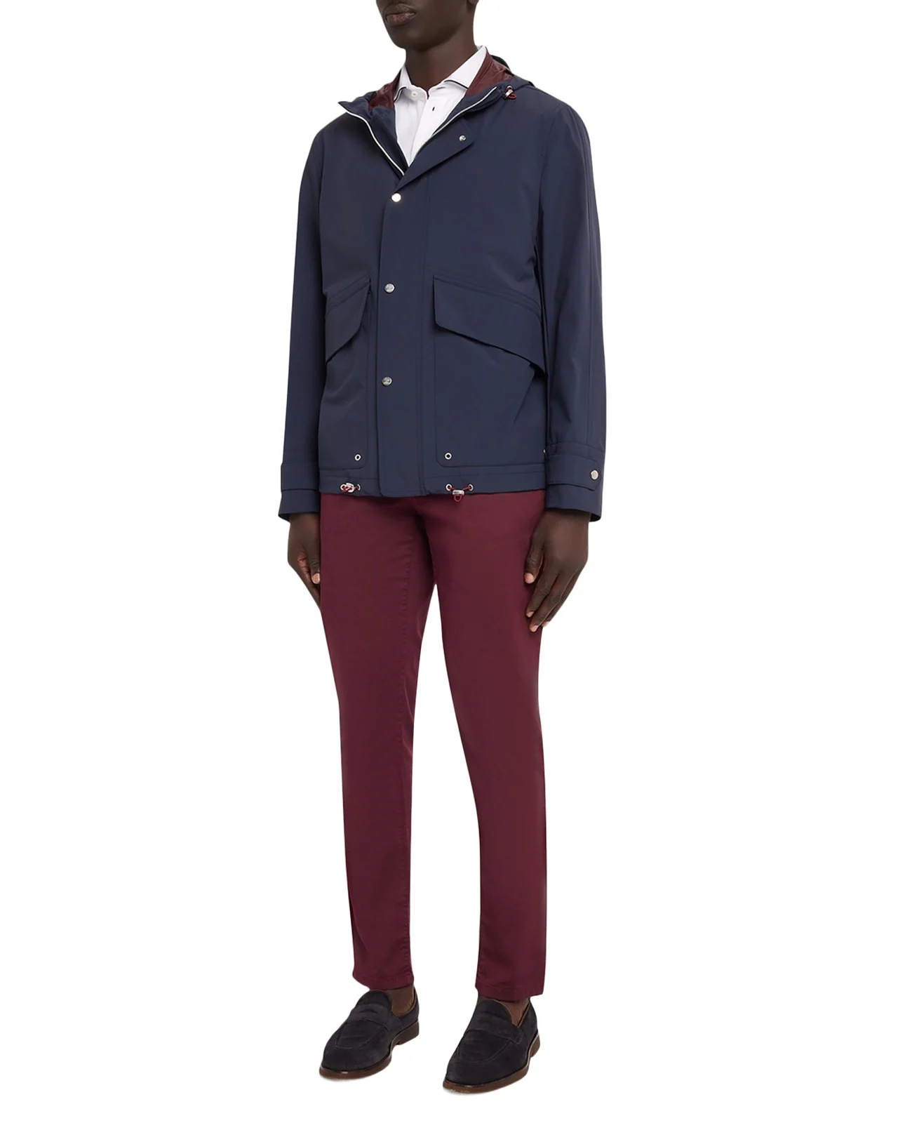 Men's Hooded Water-Resistant Jacket