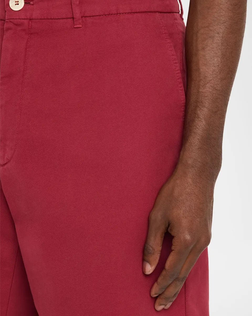 Brunello Cucinelli Men's Cotton Gabardine Garment-Dyed Bermuda Shorts | Thumbnail 4 Brunello Cucinelli Men's Cotton Gabardine Garment-Dyed Bermuda Shorts | Thumbnail 4