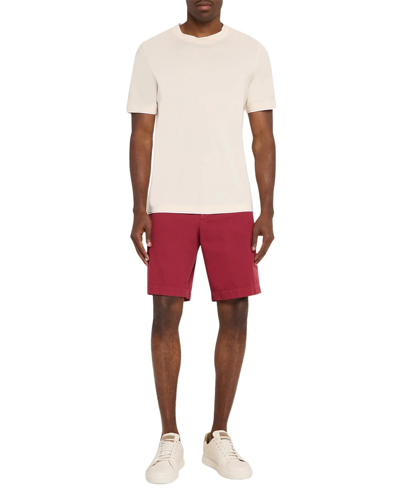 Men's Cotton Gabardine Garment-Dyed Bermuda Shorts