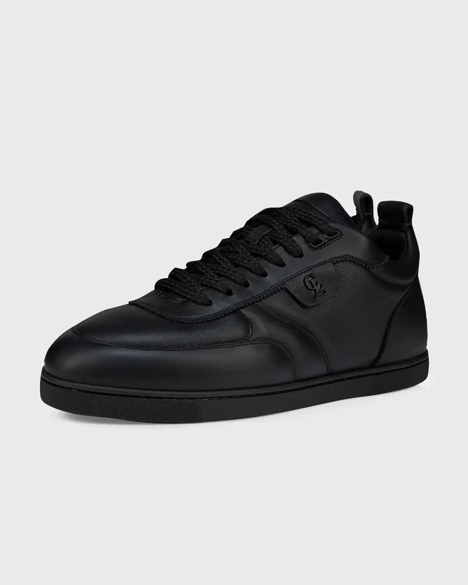 Christian Louboutin Men's Sk Vi Flat Calf Leather Low-Top Sneakers | Thumbnail 4 Christian Louboutin Men's Sk Vi Flat Calf Leather Low-Top Sneakers | Thumbnail 4