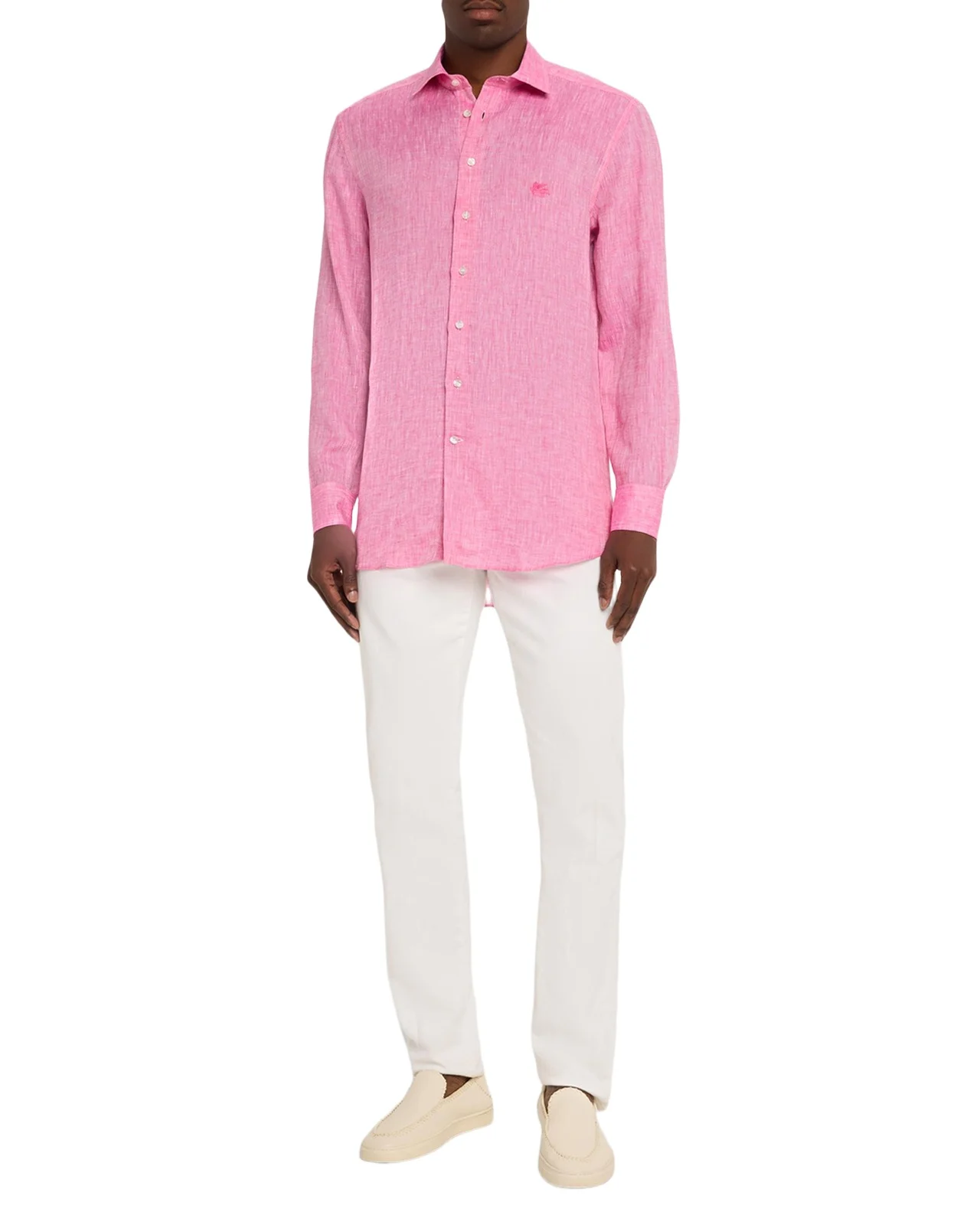 Men's Pegaso Linen Roma-Fit Shirt