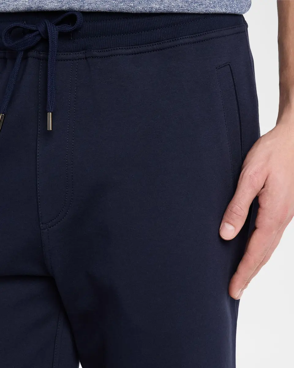 Brunello Cucinelli Men's Cotton Tapered Drawstring Trousers | Thumbnail 4
