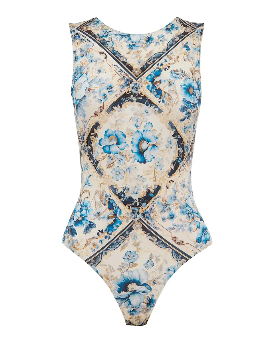 Aqua Blu Australia Brianna Belted One-Piece Swimsuit | Thumbnail 4 Aqua Blu Australia Brianna Belted One-Piece Swimsuit | Thumbnail 4