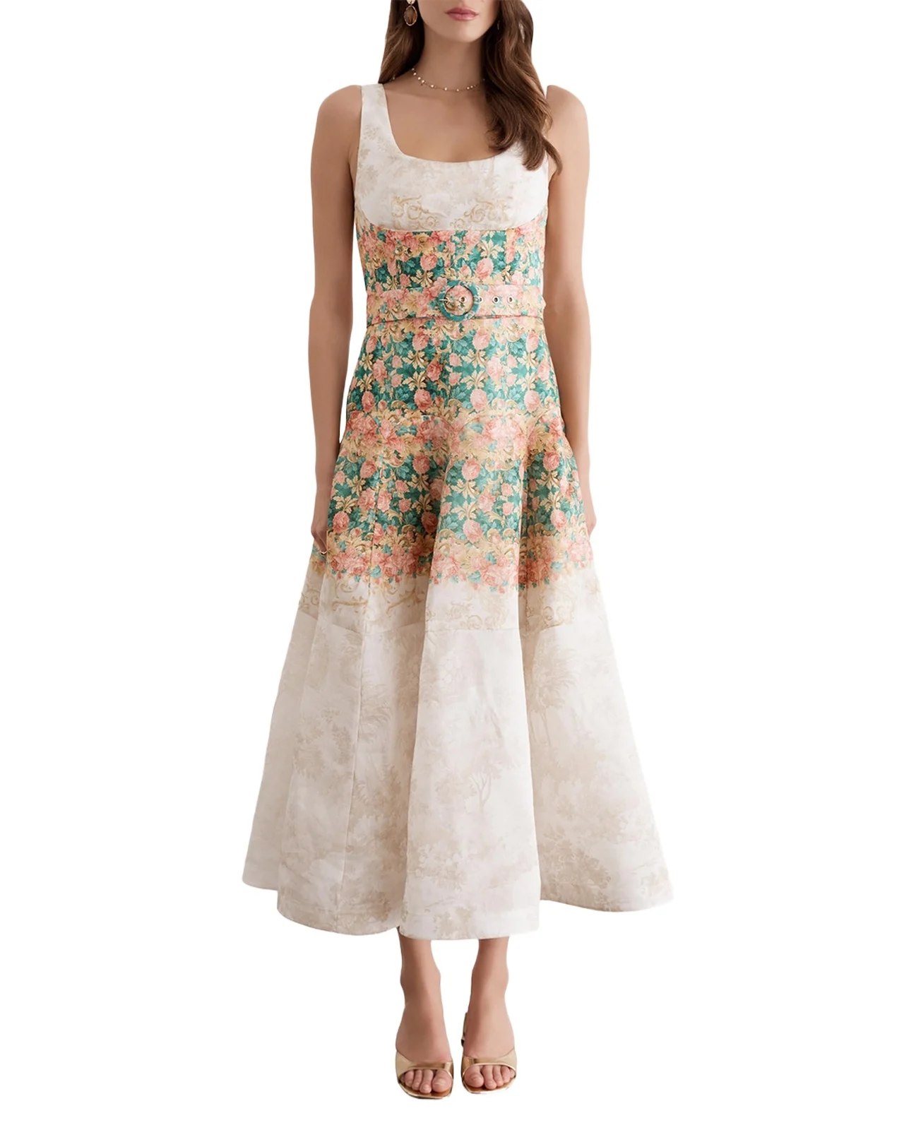 Phoebe Belted Midi Dress Phoebe Belted Midi Dress