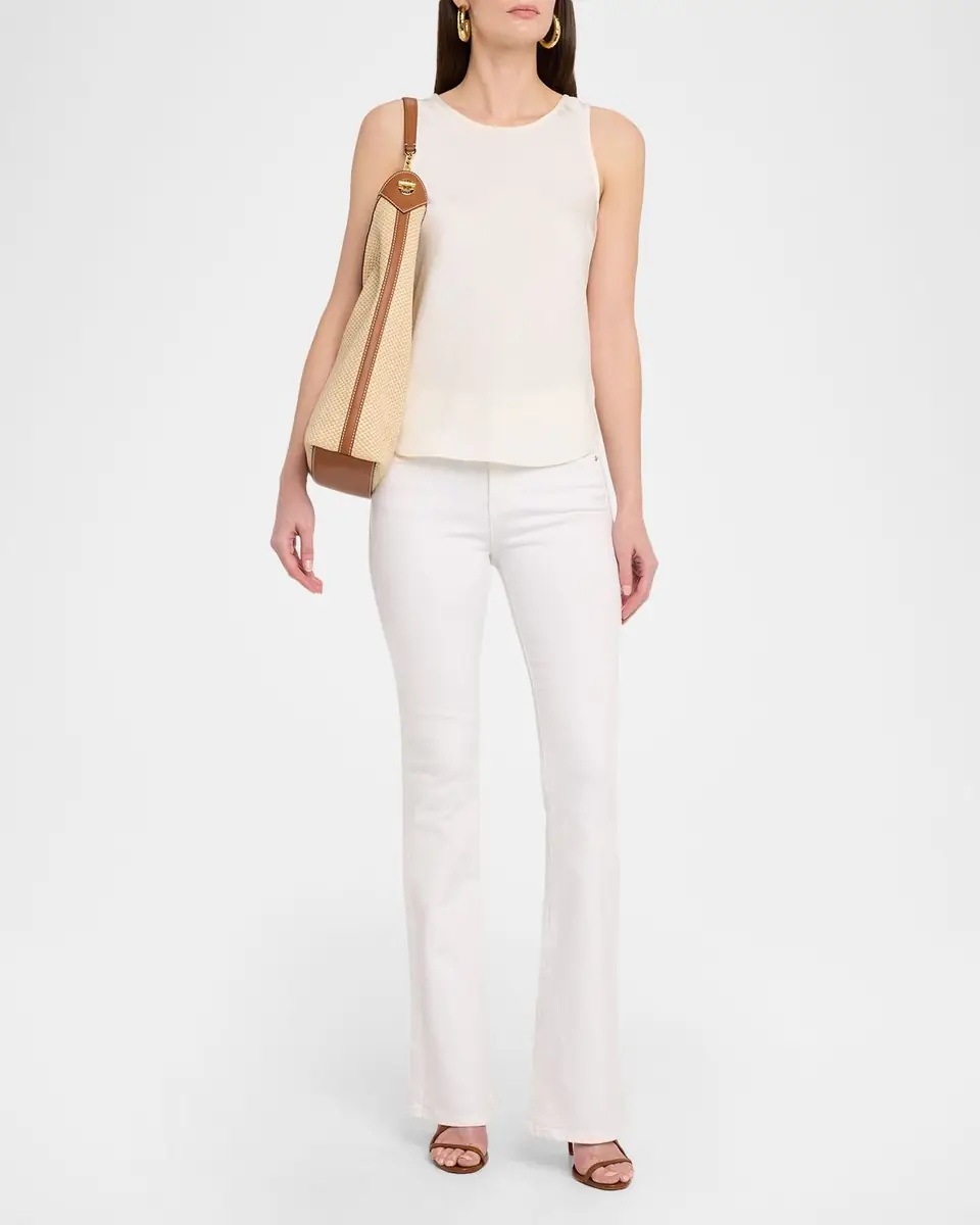 Veronica Beard Jour Raffia Everyday Shoulder Bag | Thumbnail 4