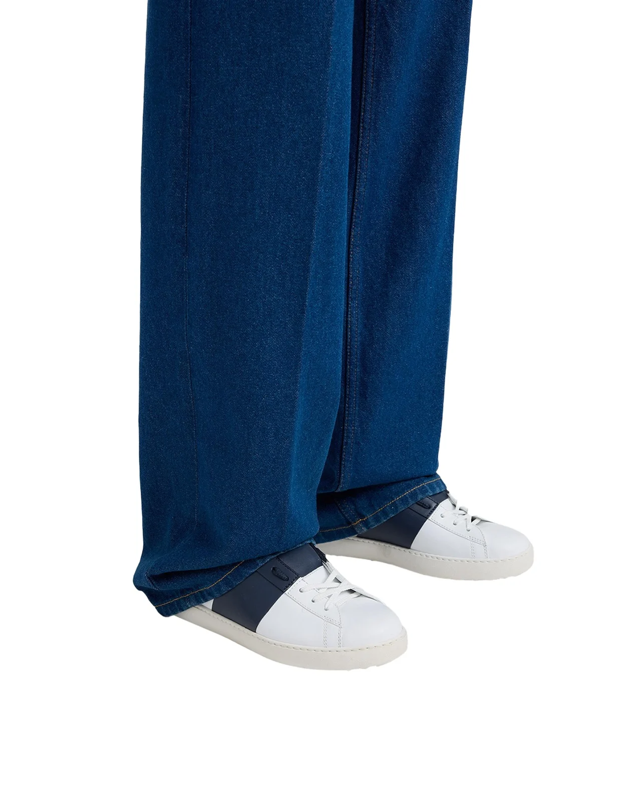 Men's Open Calfskin Sneakers
