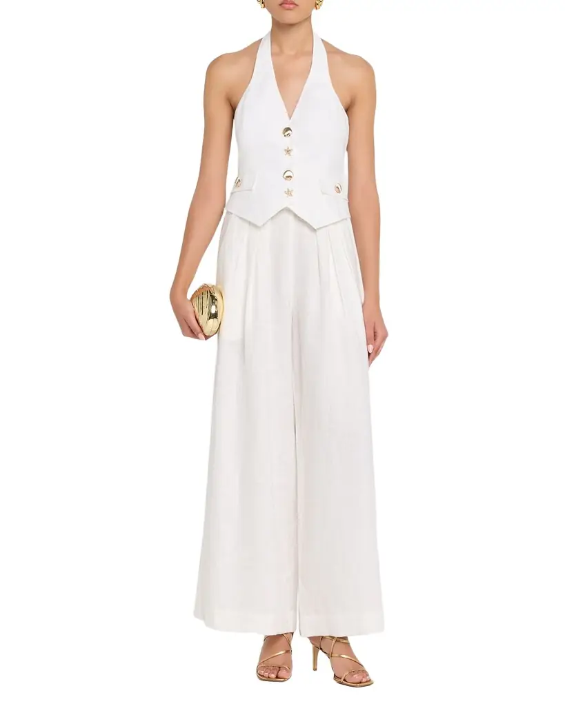 Cara Cara Prescott Linen Halter Top | Image 1 Cara Cara Prescott Linen Halter Top | Image 1