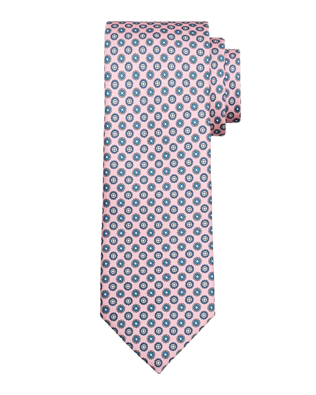 Men's Micro-Medallion Silk Tie Men's Micro-Medallion Silk Tie