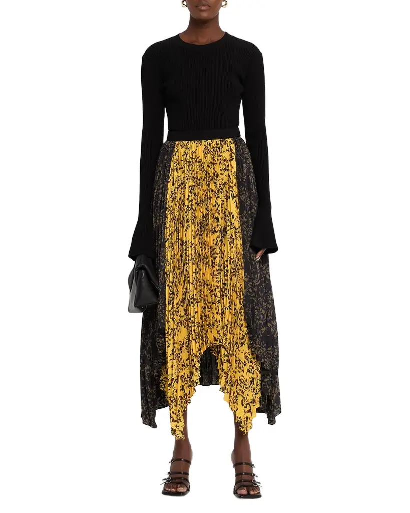 Proenza Schouler Nir Bell Sleeve Ribbed Sweater | Image 1 Proenza Schouler Nir Bell Sleeve Ribbed Sweater | Image 1