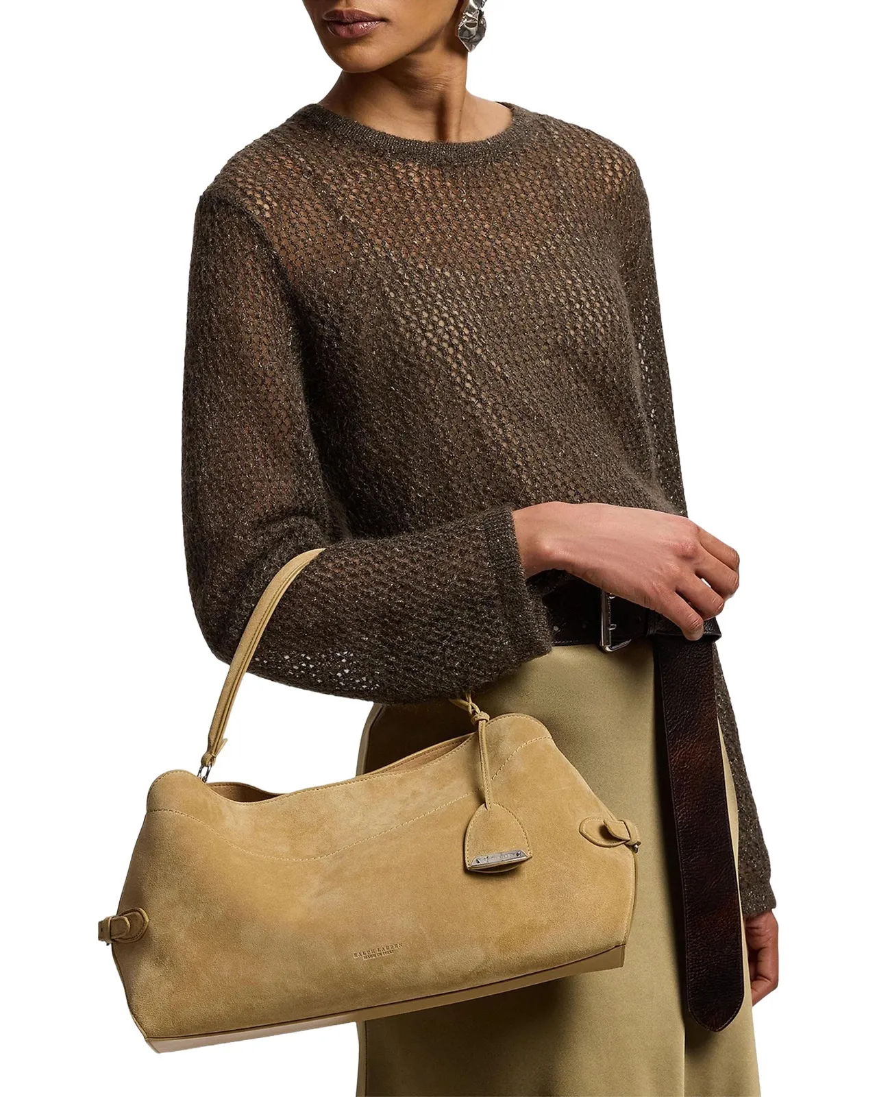 The Ralph Calf-Suede Shoulder Bag The Ralph Calf-Suede Shoulder Bag