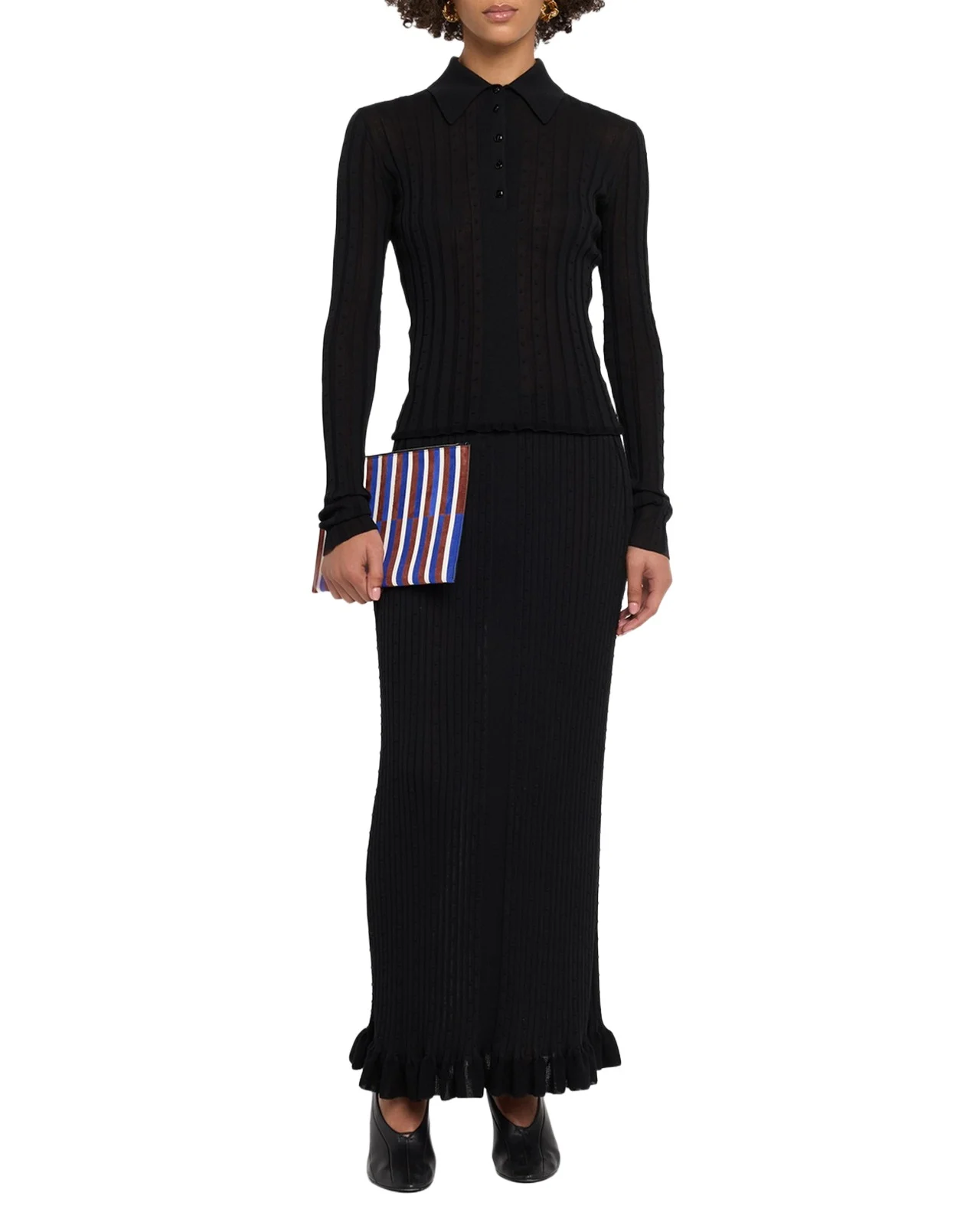 Monet Ribbed Maxi Skirt Monet Ribbed Maxi Skirt