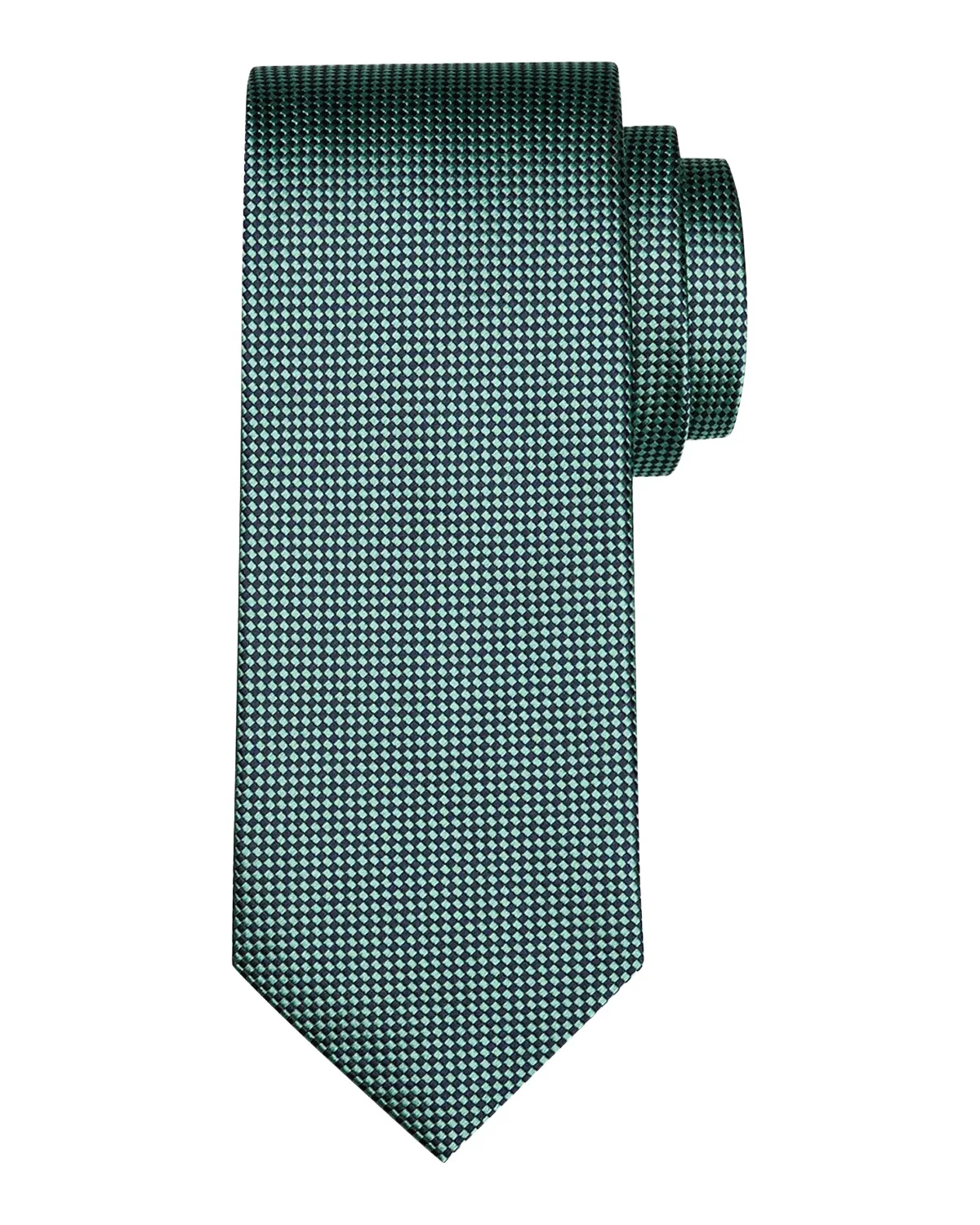Men's Micro-Check Silk Tie Men's Micro-Check Silk Tie