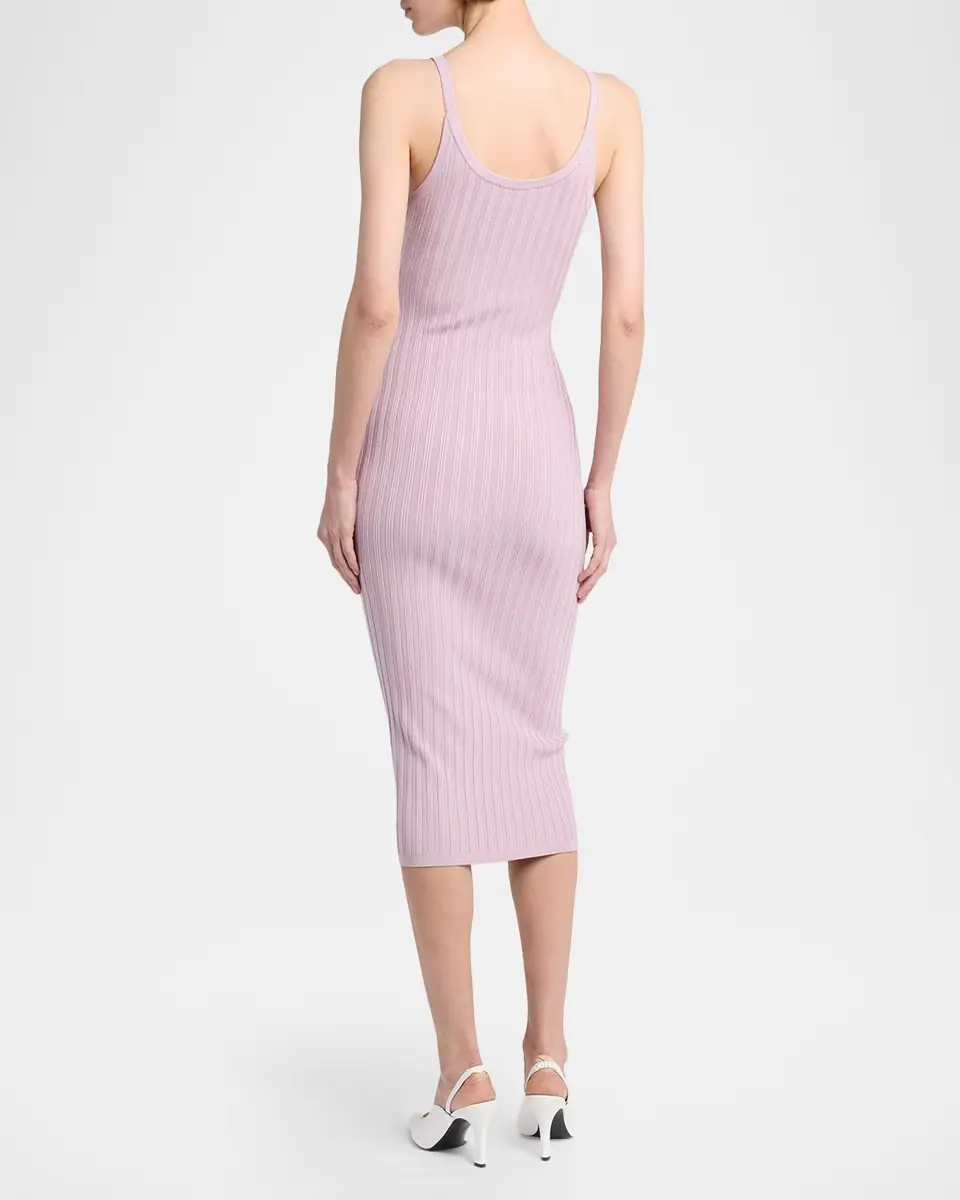 Versace Knit Mesh Midi Dress | Thumbnail 2 Versace Knit Mesh Midi Dress | Thumbnail 2