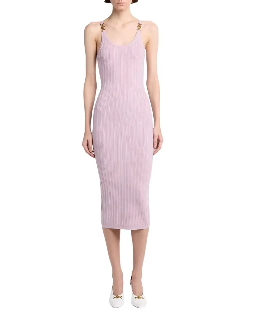 Knit Mesh Midi Dress Knit Mesh Midi Dress
