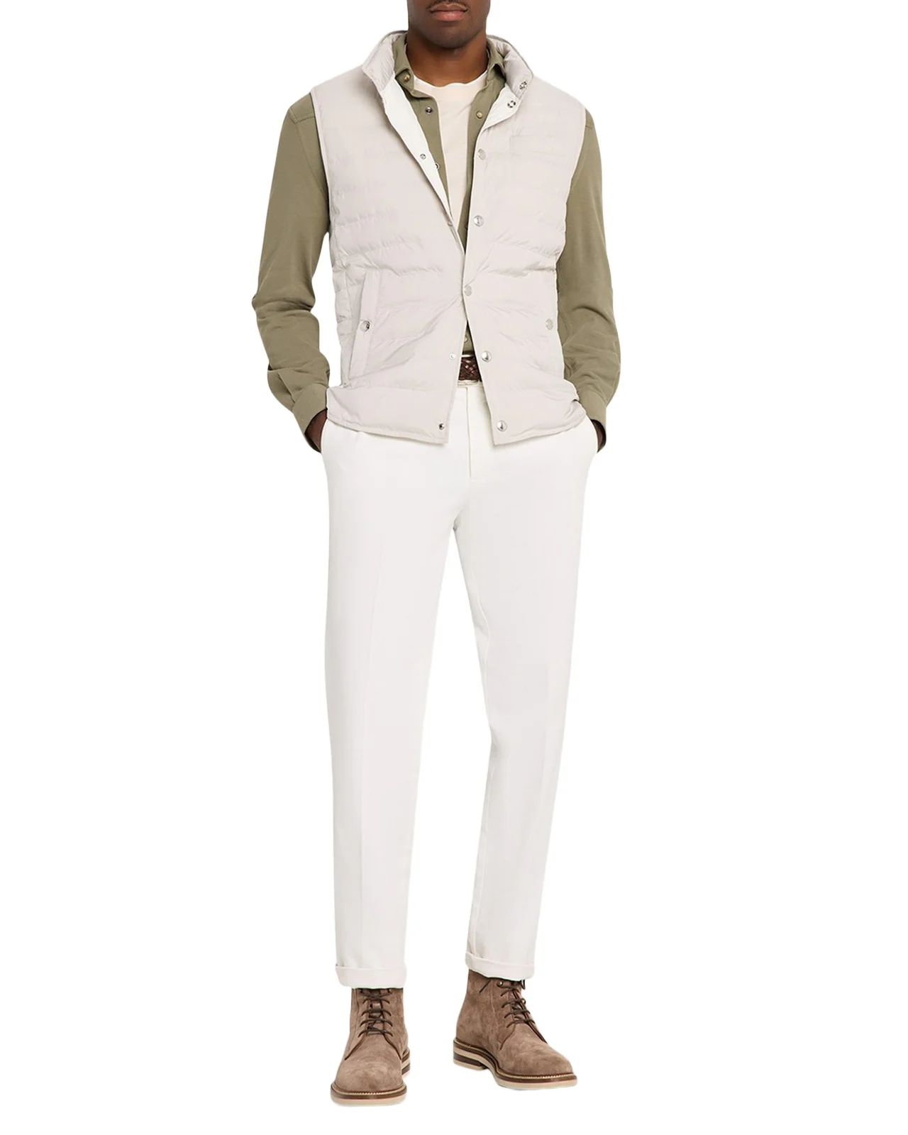 Men's Cotton Piqué Western Shirt