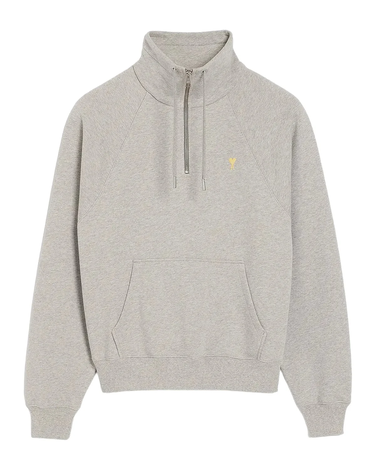 Men's Micro-Ami de Coeur Funnel Neck Half-Zip Hoodie Men's Micro-Ami de Coeur Funnel Neck Half-Zip Hoodie