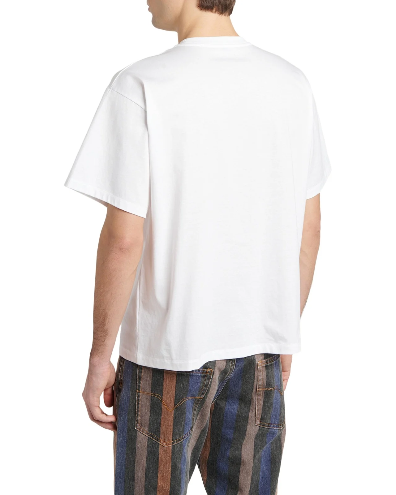 Men's Medusa Head Outline Cotton T-Shirt Men's Medusa Head Outline Cotton T-Shirt