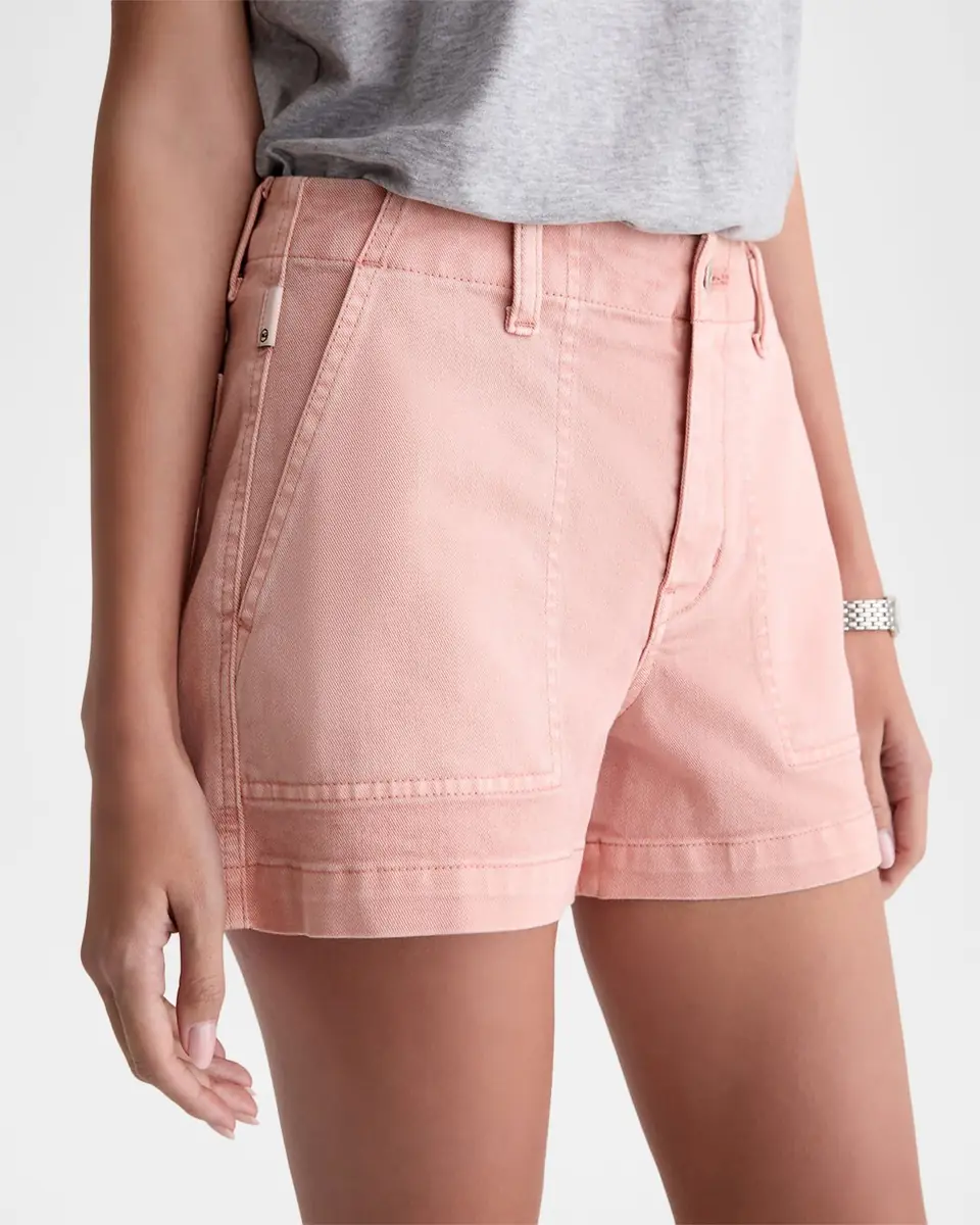 AG Jeans Analeigh Mid-Rise Utility Shorts | Thumbnail 4