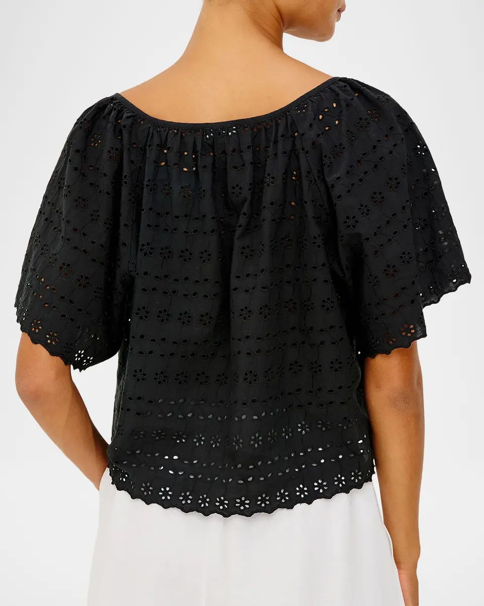 RAILS Miller Short-Sleeve Eyelet Top | Thumbnail 2 RAILS Miller Short-Sleeve Eyelet Top | Thumbnail 2