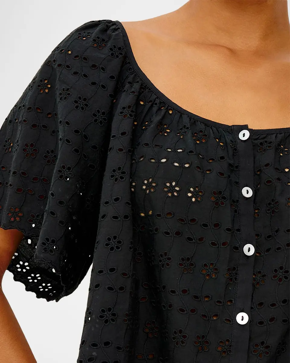 RAILS Miller Short-Sleeve Eyelet Top | Thumbnail 4 RAILS Miller Short-Sleeve Eyelet Top | Thumbnail 4
