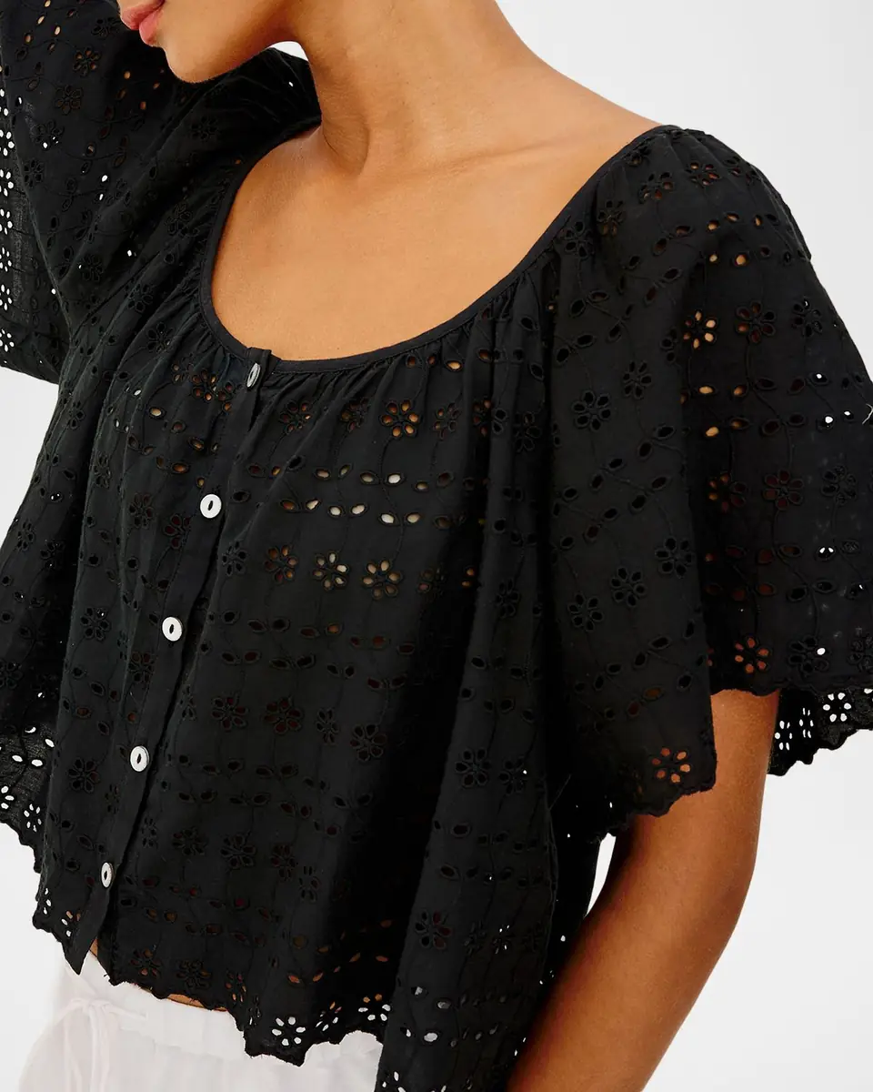 RAILS Miller Short-Sleeve Eyelet Top | Thumbnail 5 RAILS Miller Short-Sleeve Eyelet Top | Thumbnail 5
