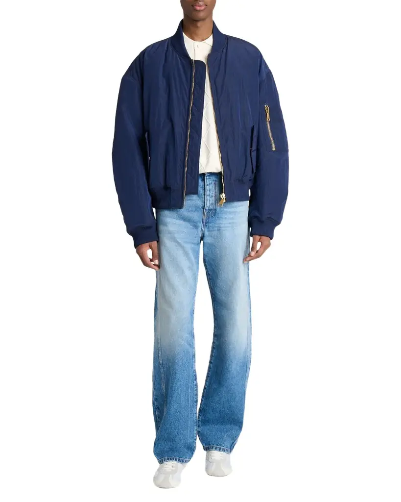 Balmain Men 's Vintage Embroidered Bomber Jacket | Image 1 Balmain Men 's Vintage Embroidered Bomber Jacket | Image 1