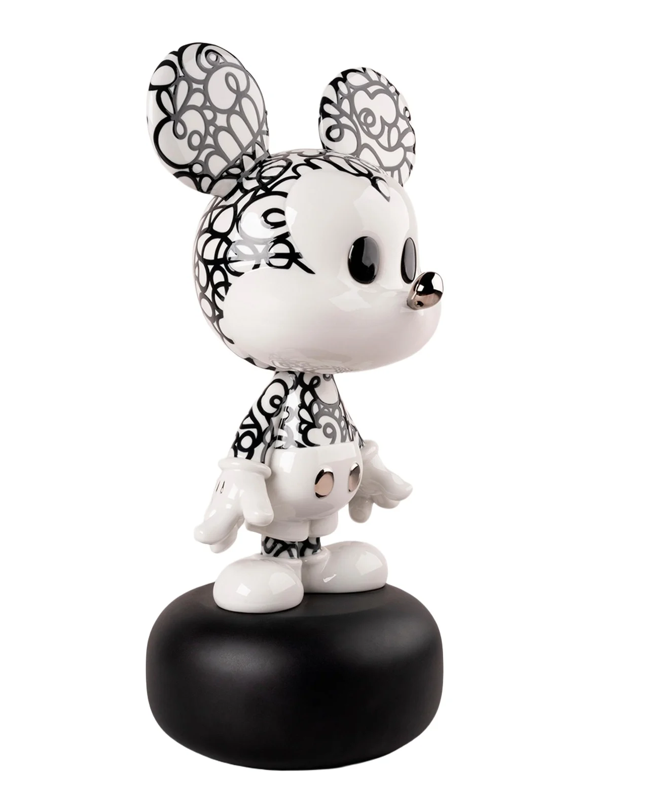 Lladro Mickey Mouse (Graffiti) Sculpture