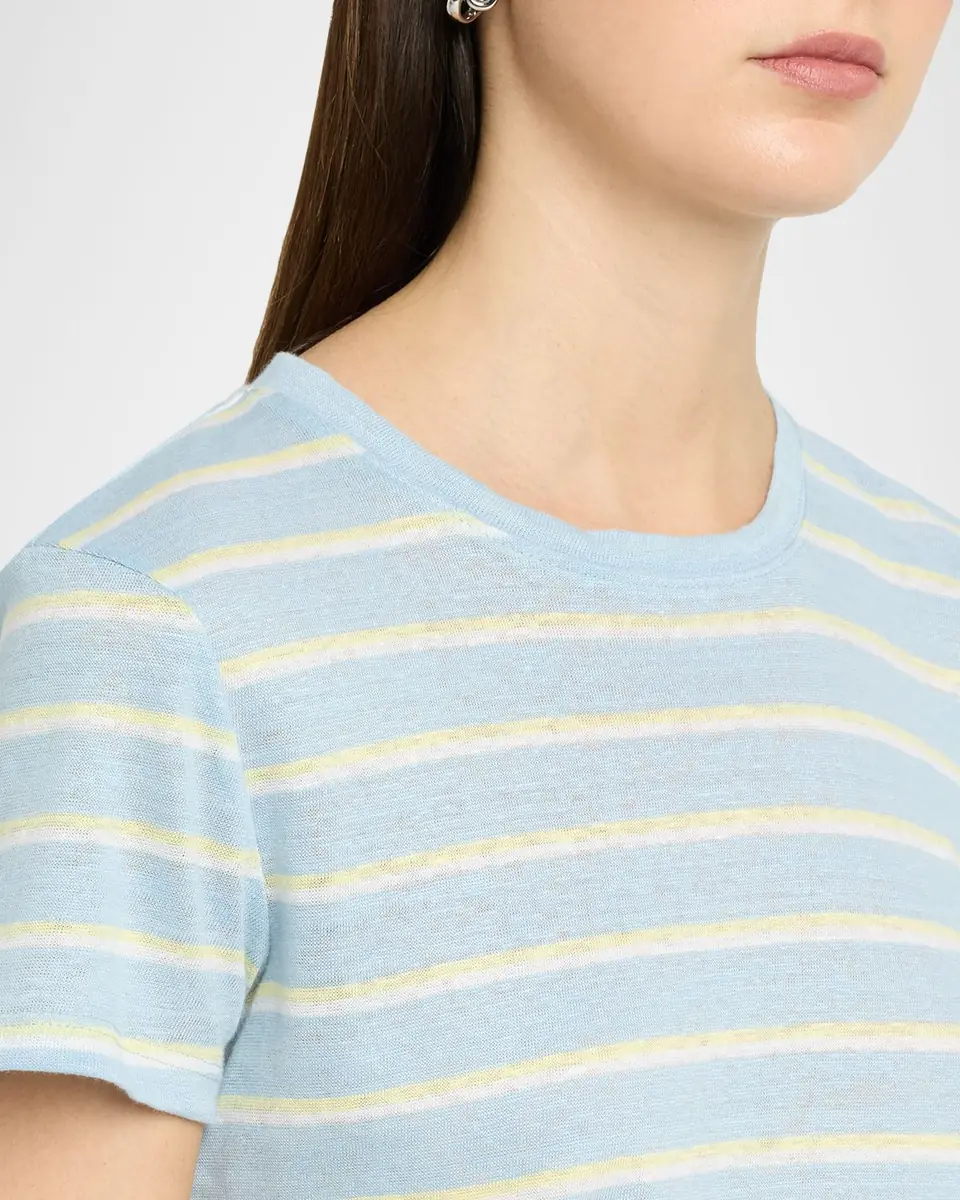 Frame The Linen Baby Tee | Thumbnail 4 Frame The Linen Baby Tee | Thumbnail 4