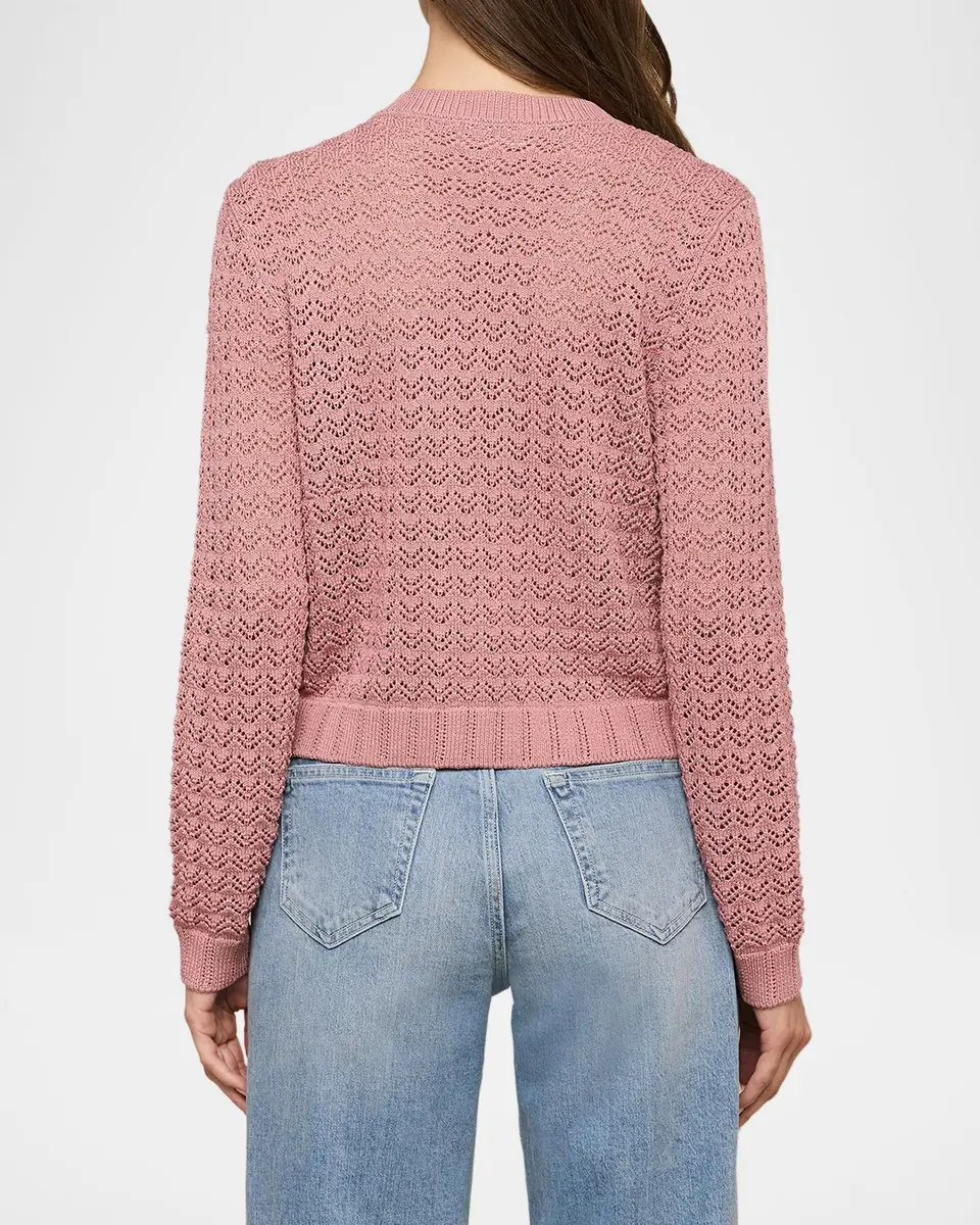 L'Agence Orla Pointelle Knit Cardigan | Thumbnail 2
