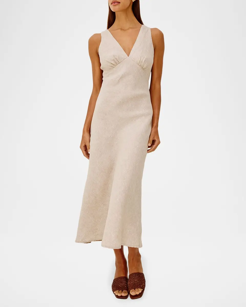 RAILS Avianna Linen Maxi Dress | Thumbnail 3
