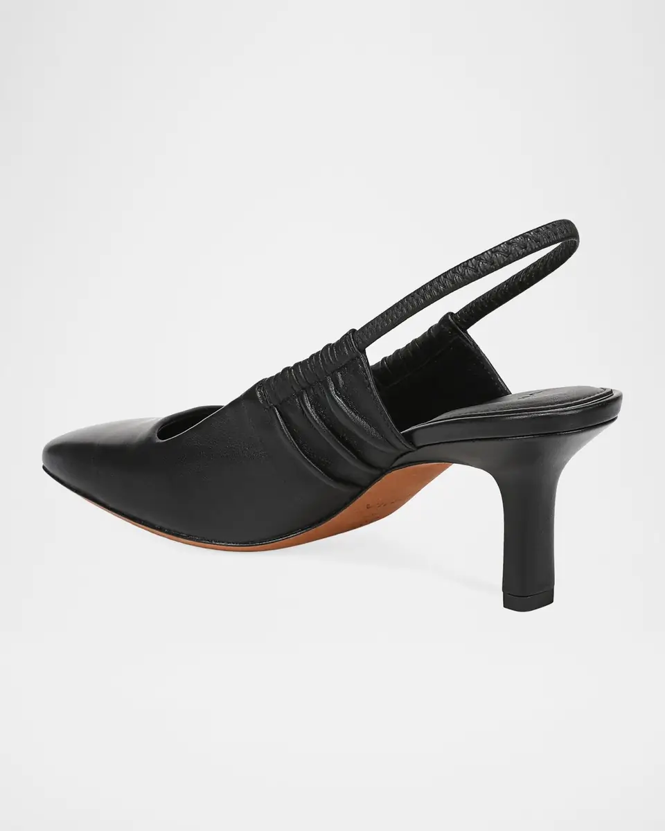 Vince 65mm Venice Leather Slingback Pumps | Thumbnail 2