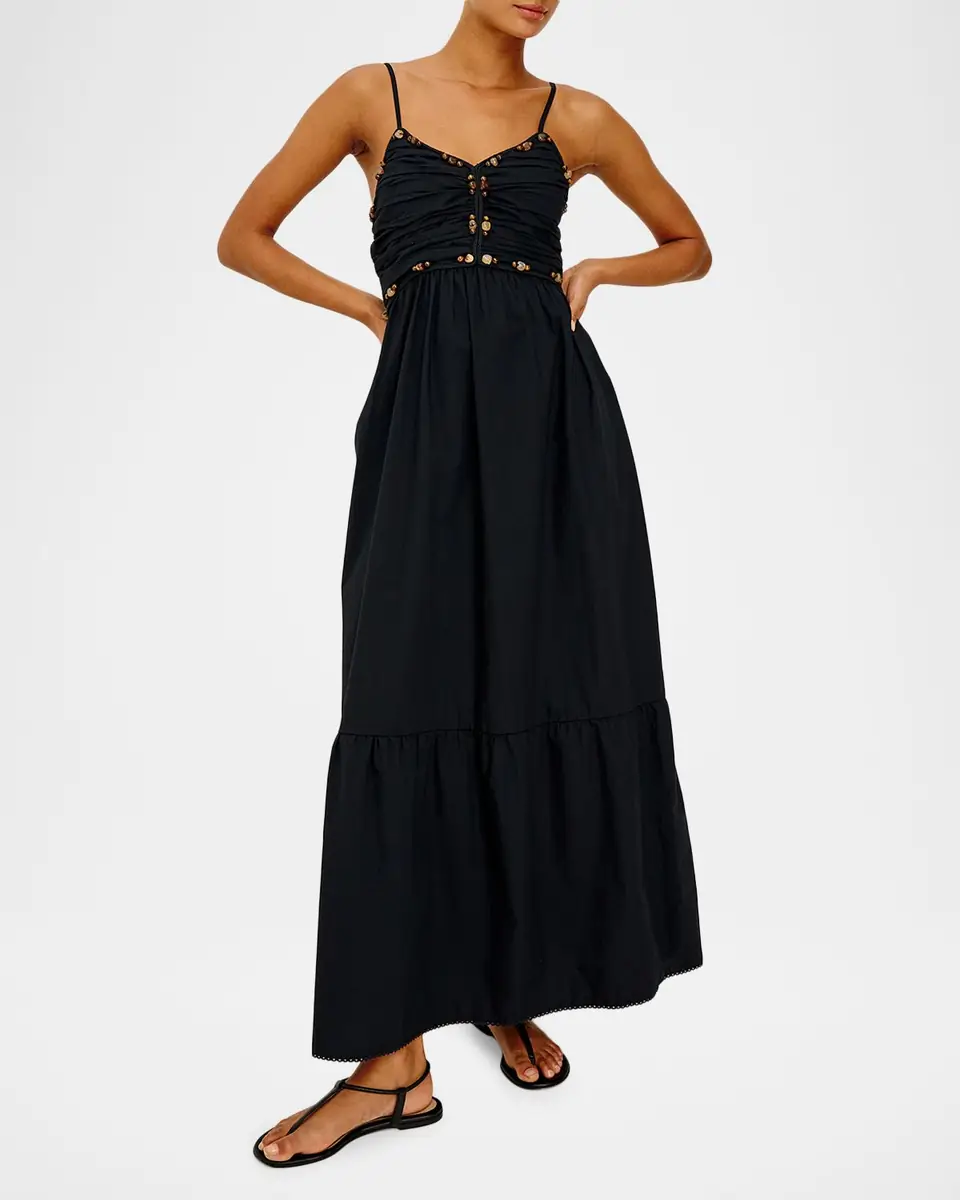 Rails Ivana Beaded Cotton Maxi Dress | Thumbnail 3