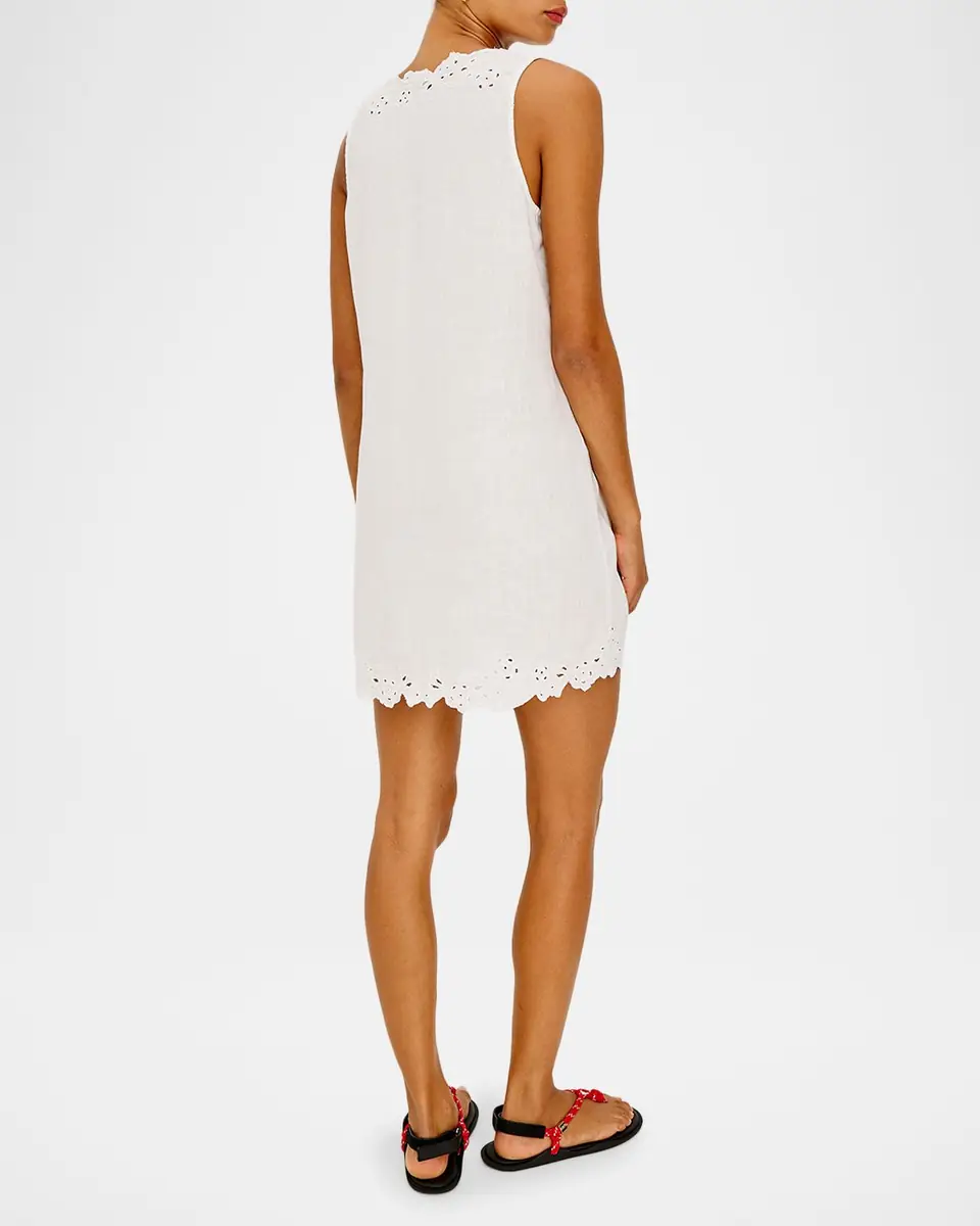 RAILS Lunetta Embroidered Linen Shift Dress | Thumbnail 2 RAILS Lunetta Embroidered Linen Shift Dress | Thumbnail 2