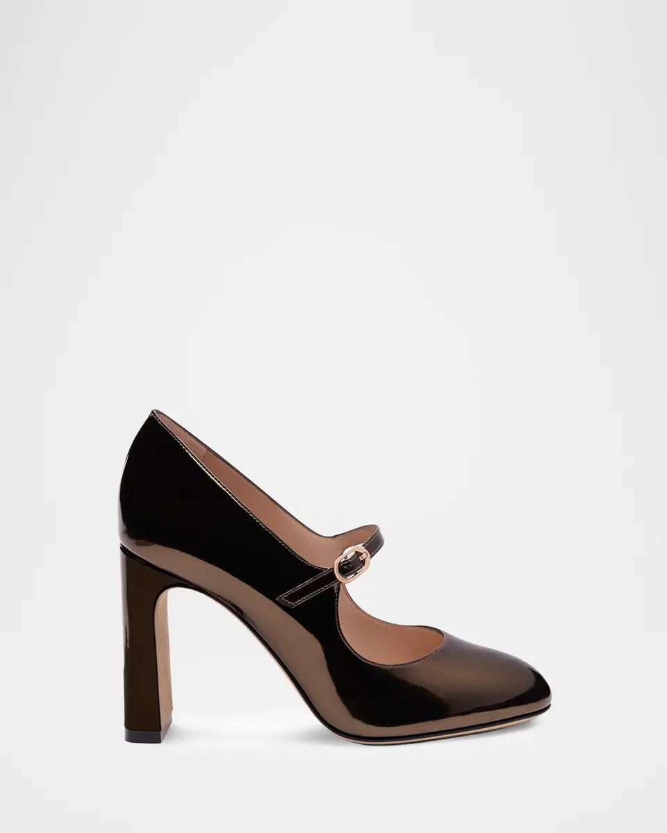 Stuart Weitzman Babette 85mm Patent Leather Mary Jane Pumps | Thumbnail 3 Stuart Weitzman Babette 85mm Patent Leather Mary Jane Pumps | Thumbnail 3