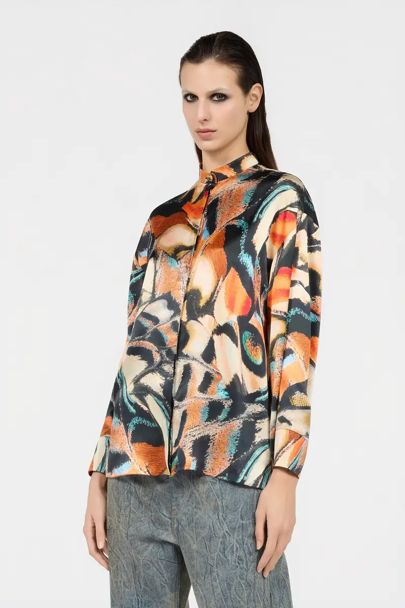 Roberto Cavalli Butterfly Print Shirt | Thumbnail 2 Roberto Cavalli Butterfly Print Shirt | Thumbnail 2