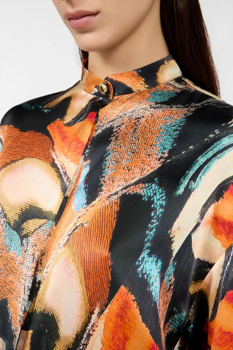Roberto Cavalli Butterfly Print Shirt | Thumbnail 5 Roberto Cavalli Butterfly Print Shirt | Thumbnail 5