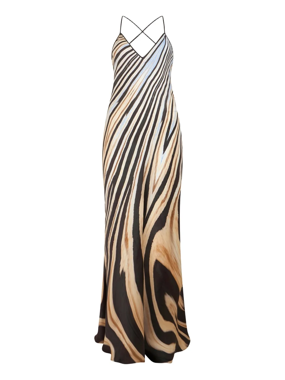 Zebra Print Slip Dress