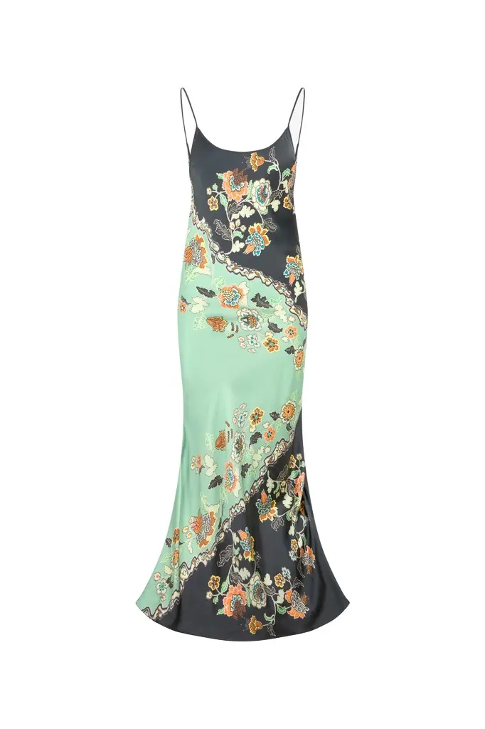 Roberto Cavalli Kimono Print Silk Dress | Image 1 Roberto Cavalli Kimono Print Silk Dress | Image 1