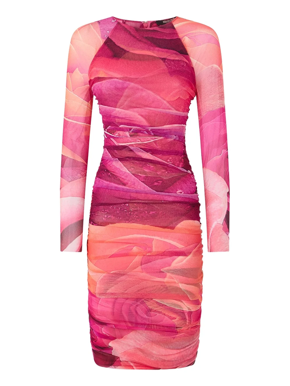 Sheath Dress With Rose Print Sheath Dress With Rose Print