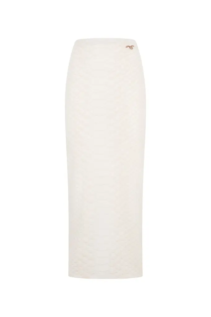 Roberto Cavalli Serpentine Print Skirt | Image 1 Roberto Cavalli Serpentine Print Skirt | Image 1