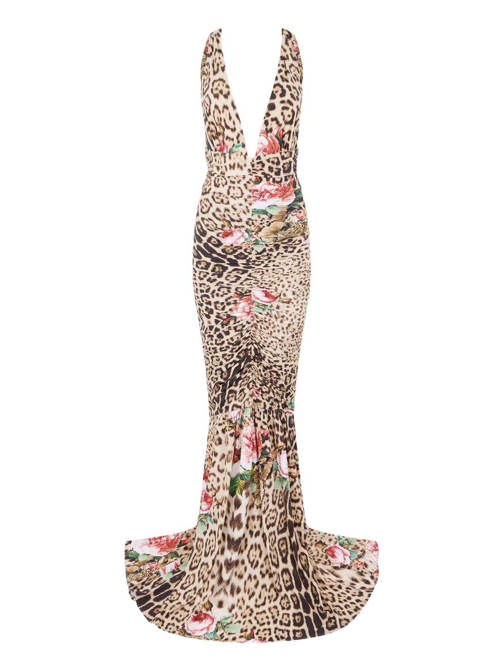 Jaguar Roses Print Dress